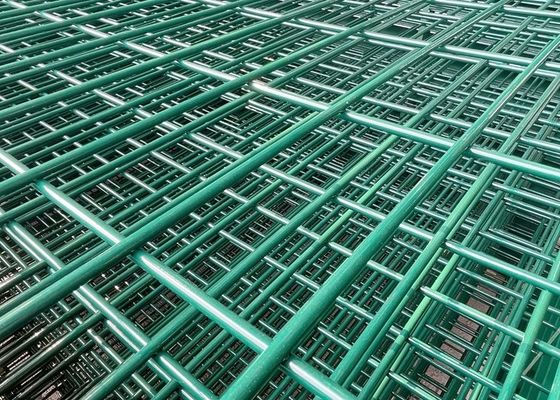 Profence Steel Welded Wire Mesh Fencing With Round Post And Green Color