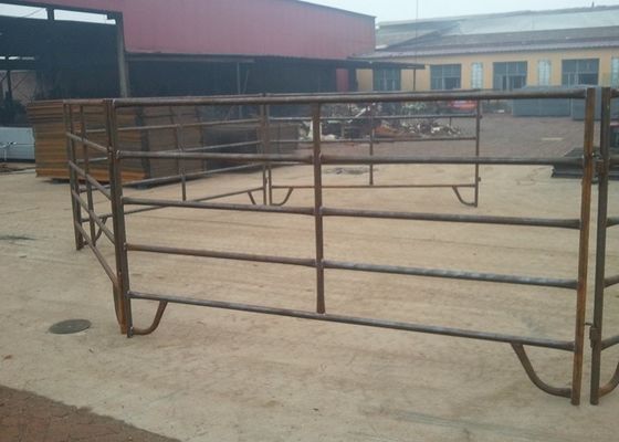 Low Carbon Steel Cattle Fence Panels 1.8m High With Square / Oval / Round Tube